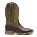 Bota Texana Masculina - Texas Café / Tabaco - Roper - Bico Quadrado - Cano Médio - Solado TXS - Vimar Boots - 81296-A-VR