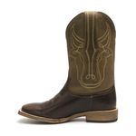 Bota Texana Masculina - Texas Café / Tabaco - Roper - Bico Quadrado - Cano Médio - Solado TXS - Vimar Boots - 81296-A-VR