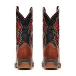 Bota Masculina - Atlanta Café | Marinho | Airtek Vermelho - Strong Shock - Vimar Boots - 81307-B-VR