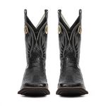 Bota Masculina - Jacaré Original Preto (COSTAS) | Mustang Preto - Magnum Western - Vimar Boots - 81312-D-VR