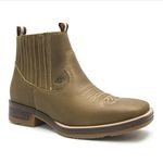 Botina Masculina - Dallas Tabaco - Roper - Bico Quadrado - Cano Curto - Solado Strong Shock - Vimar Boots - 82081-H-VR