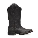 Bota Infantil Feminina - Full Glitter Preto - Colorado - Vimar Boots - 94000-B-VR