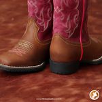 Bota Infantil Feminina - Dallas Bambu / Pink - Colorado - Vimar Boots - 94000-C-VR