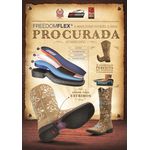 Bota Feminina - Fóssil Caseinado Caramelo | Caramelo | Café - Freedom Flex - Vimar Boots - 13149-B-VR