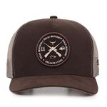 Boné Trucker Texas Hunters - THS Terra - Marrom / Bege - CAP-012-THS