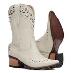 Bota Western Feminina - Comfort Marfim / Comfort Marfim - Toscana Natural - Vimar Boots - 11217-D-VR 