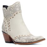 Bota Western Feminina - Np Comfort Marfim - Np Craq. Metal Ouro Velho - Colorplac Natural - Vimar - 11224-B-VR