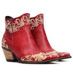 Bota Western Feminina - Fóssil Caseinado Red - Vimar Boots - 11224-A-VR