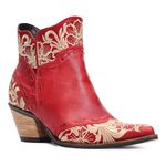 Bota Western Feminina - Fóssil Caseinado Red - Vimar Boots - 11224-A-VR