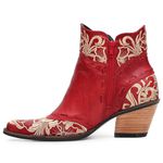 Bota Western Feminina - Fóssil Caseinado Red - Vimar Boots - 11224-A-VR