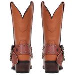 Bota Western Feminina - Milano Madeira Claro / Milano Rose Wood - Ibiza Café - Vimar - 11232-E-VR