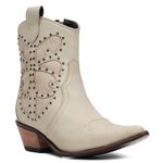 Bota Western Feminina - Comfort Marfim | Travel Creme - Génova Natural - Vimar Boots - 11236-A-VR