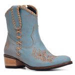 Bota Western Feminina - Corriente Oceano / Comfort Soft Bambu - Ibiza Natural - Vimar - 11254-A-VR