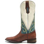 Bota Texana Feminina - Fóssil Sella / Nossa Senhora Aparecida - Roper - Bico Quadrado - Cano Longo - Solado Nevada - Vimar Boots - 13055-A-VR