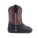 Bota Texana Baby - Fly Café / Havana - Solado Bolha Natural - Bico Redondo - Cano Longo - West Country - WCB-1001-E