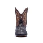 Bota Texana Baby - Fly Café / Havana - Solado Bolha Natural - Bico Redondo - Cano Longo - West Country - WCB-1001-E