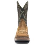Bota Texana Masculina - Dallas Bambu / Marinho - Roper - Bico Quadrado - Cano Médio - Solado Strong Shock - Vimar Boots - 81230-A-VR