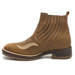 Botina Masculina - Dallas Bambu - Roper - Bico Quadrado - Cano Curto - Solado Strong Shock - Vimar Boots - 82088-A-VR