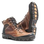 Tênis Country Masculino - Preto / Bambu - Solado West Country - Vimar Boots