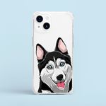 Capinha Para Celular Estampa Husky Siberiano