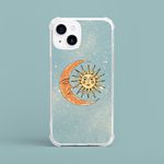 Capinha Minimalista para Celular Sun And Moon Estelar