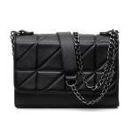 Bolsa Feminina Aline em Couro Legitimo Preto Vittal - B200Preto