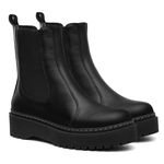 Bota Vittal Luisa em Couro Legitimo - R1010Preto