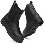 Bota Vittal Luisa em Couro Legitimo - R1010Preto