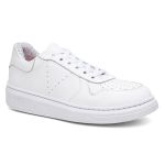 Tênis Sneakers Feminino Em Couro Legitimo Vittal - T200-BCO