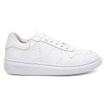 Tênis Sneakers Feminino Em Couro Legitimo Vittal - T200-BCO