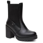 Bota Coturno Feminino Luna Vittal Salto Alto com Elástico Preto - R4020Preto