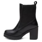 Bota Coturno Feminino Luna Vittal Salto Alto com Elástico Preto - R4020Preto