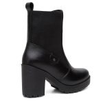 Bota Coturno Feminino Luna Vittal Salto Alto com Elástico Preto - R4020Preto