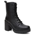 Bota Coturno Feminino Vittal Fernanda Salto Alto Preto - R4010Preto