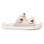 Sandália Birken Feminina em Couro Vittal Chiara OffWhite com Sparkle - R0130OffWhite 