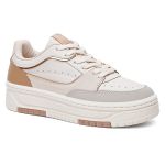 Tênis Feminino Vittal Aura OffWhite Solado Flatform Confort - T17203OffWhite/Bege