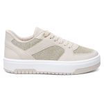 Tênis Feminino Casual Vittal Manuela OffWhite