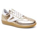 Tênis Feminino Em Couro Vittal Estela Dourado