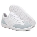 Tênis Feminino Em Couro Vittal Estela Branco