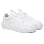 Tênis Feminino Vittal Sneakers Cyndi Branco Solado Flatform Confort