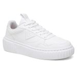 Tênis Feminino Vittal Sneakers Cyndi Branco Solado Flatform Confort