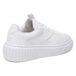 Tênis Feminino Vittal Sneakers Cyndi Branco Solado Flatform Confort