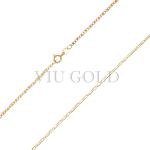 Corrente Piastrine de 45cm em ouro 18k amarelo