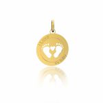Pingente &quot;I Love My Baby&quot; em Ouro 18k Amarelo 