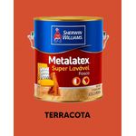 TINTA SUPER LAVÁVEL METALATEX - TERRACOTA