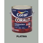 Esmalte Sintético Brilhante Coralit - Platina