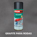 Spray Uso Geral Colorgin - Grafite Para Rodas