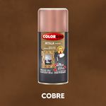 Spray Metallik 190ml Colorgin - Cobre