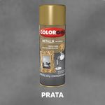 Spray Metallik 350ml Colorgin - Prata
