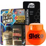 KIT REMOVE MANCHAS E CRISTALIZA VIDROS GLACO BIG E FLANELA